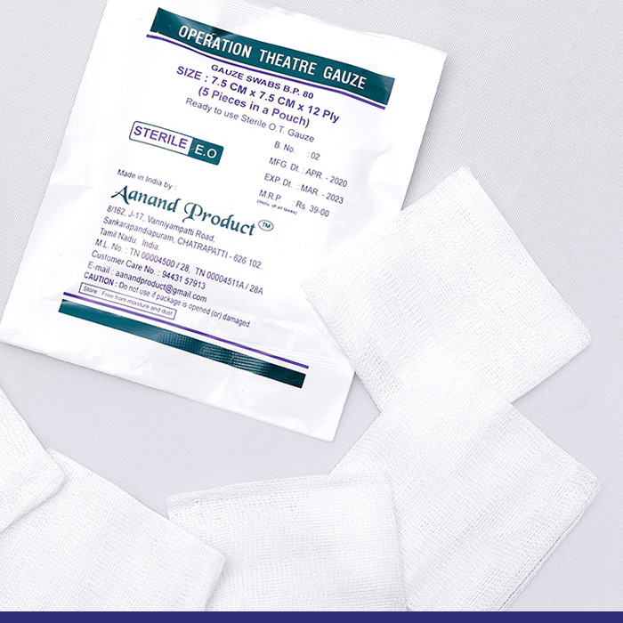 STERILIZED GAUZE SWABS